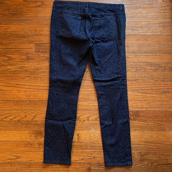 Gap Blue & Black Cheetah Print Always Skinny Jeans - Picture 7 of 7